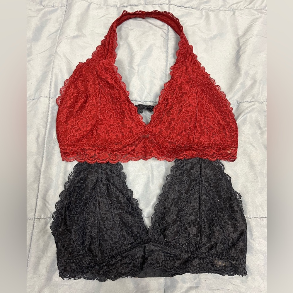 NWOT Two Halter Bralettes - Picture 1 of 7